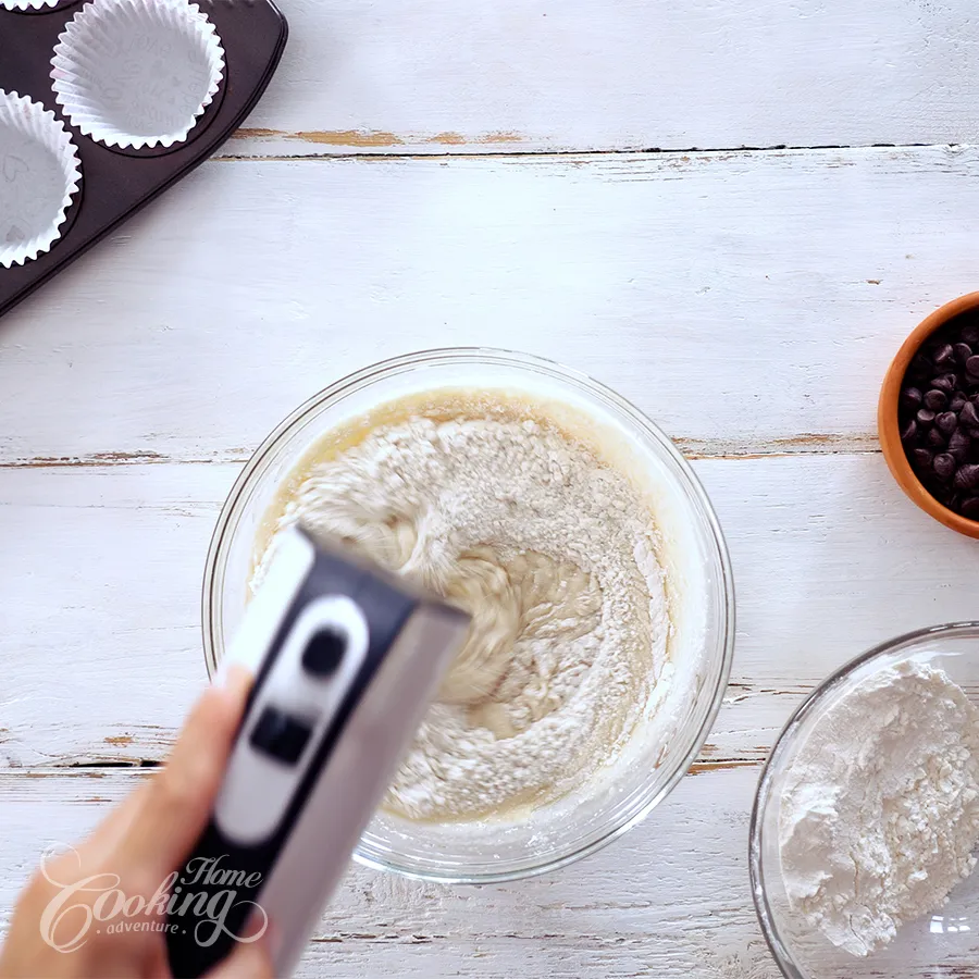 Banana Chocolate Chip Muffins - step15