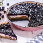 Ricotta Banana Blueberry Pie - no-bake dessert