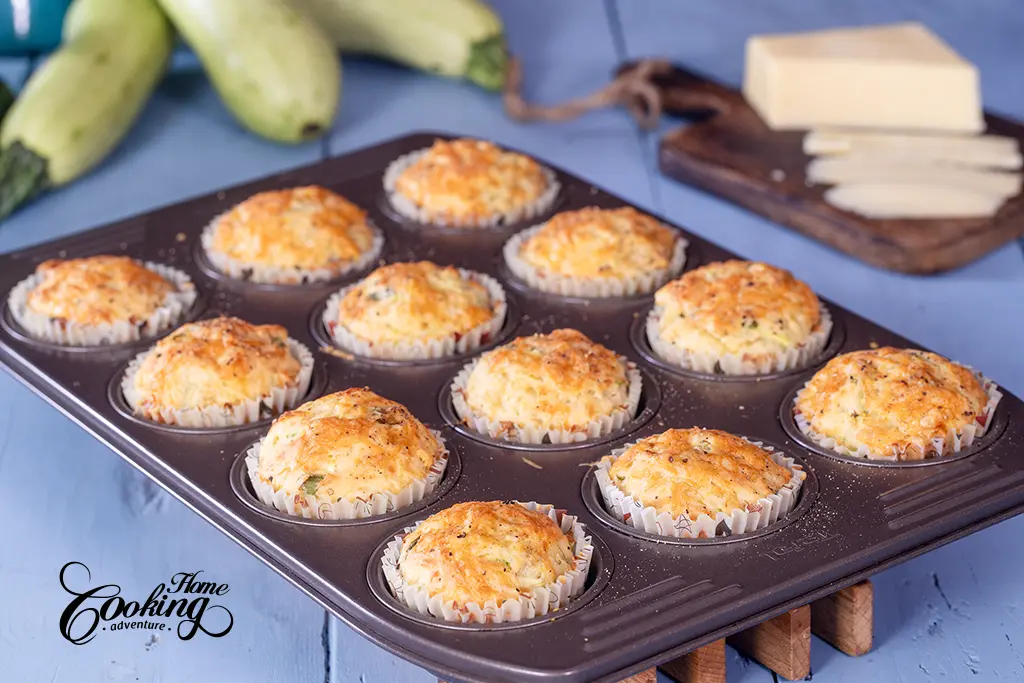 Cheese Zucchini Muffins