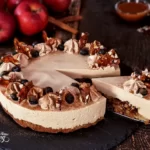 Apple Pecan Caramel Mousse Cake