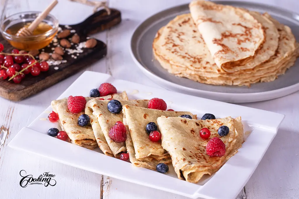 Gluten-Free Crepes - Easy Almond Oat Crepes Recipe