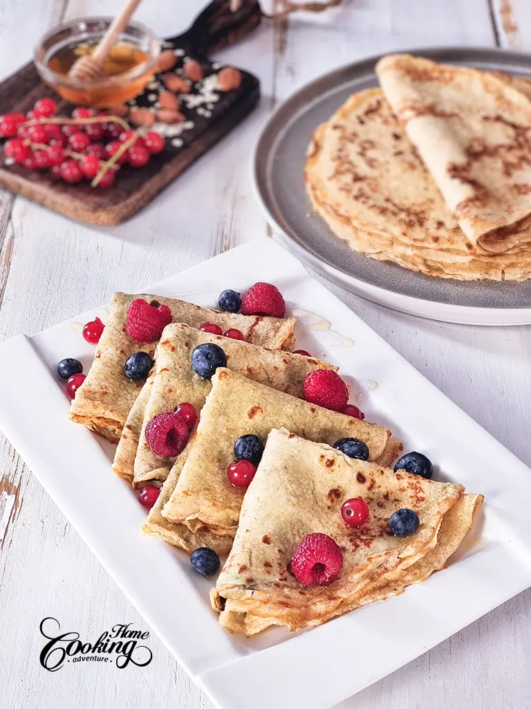Gluten-Free Crepes - Almond Oat Crepes