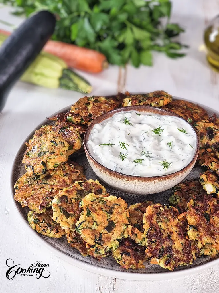 Zucchini Carrot Fritters 