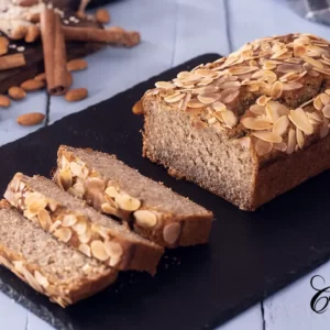 Healthy Banana Bread - Oatmeal Almond Banana Bread