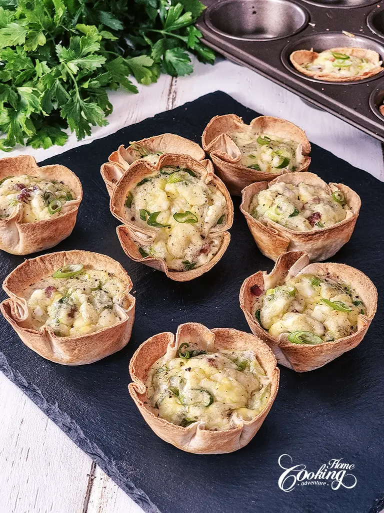 Tortilla egg muffins - Tortilla Egg Cups