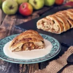 Quick Apple Strudel with Puff Pastry