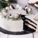 Chocolate Coconut Christmas Cake