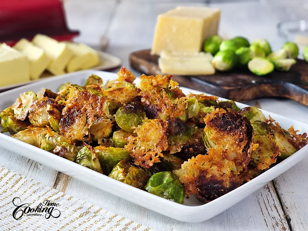 Roasted Parmesan Brussels Sprouts