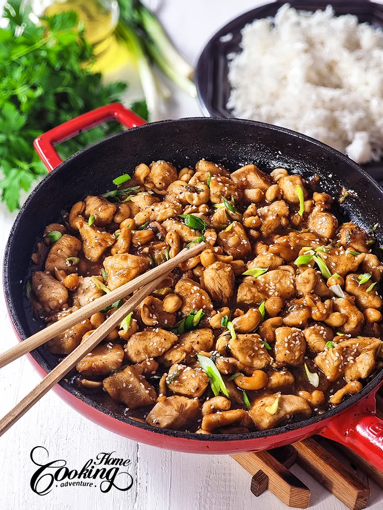 Easy Cashew Chicken - meal in less than 30 minutes