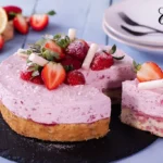 Strawberry Yogurt Mousse Cake