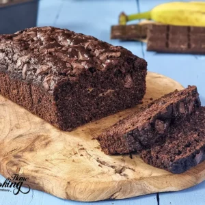 Healthy Chocolate Banana Bread - Chocolate Oatmeal Banana Bread