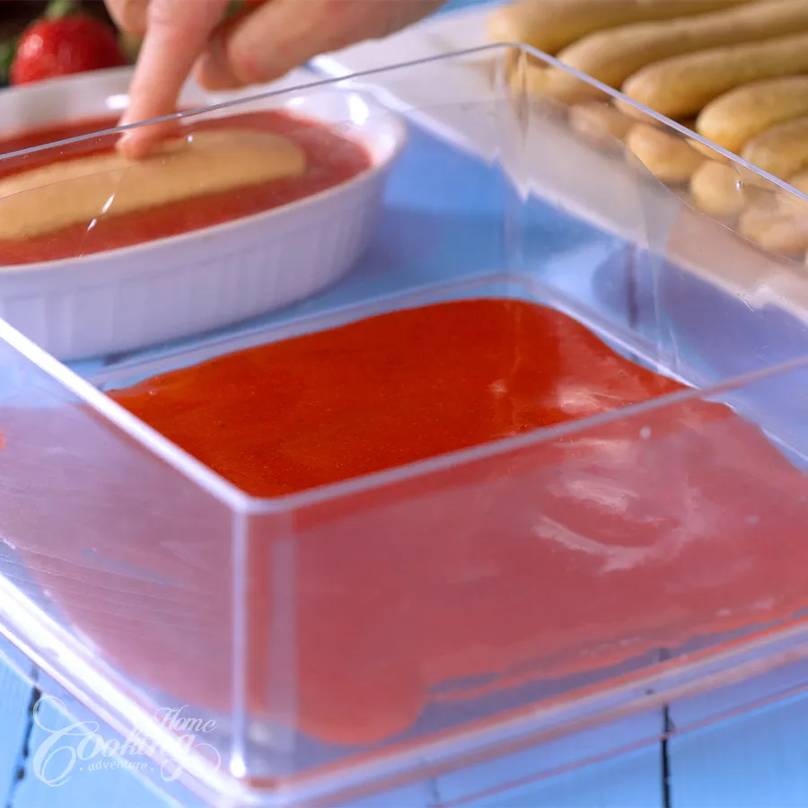 Strawberry Tiramisu - step20
