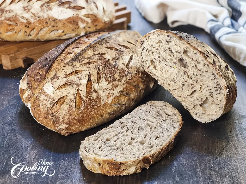 Sourdough Bread with Flaxseeds