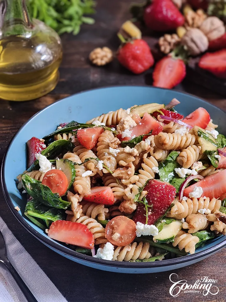 Strawberry Pasta Salad with Feta
