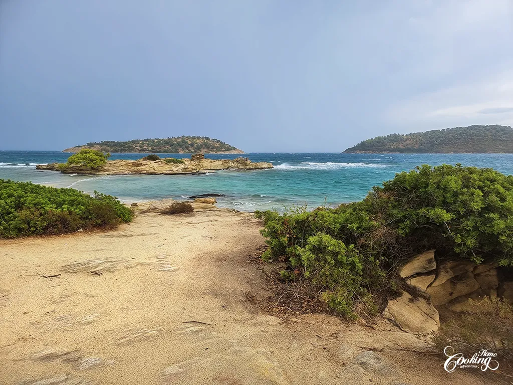Visiting Sithonia, Lagonisi Beach 4
