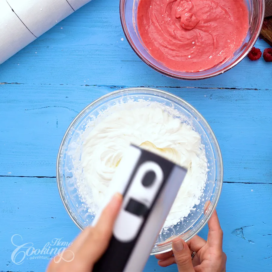 Chocolate Raspberry Cake Roll - step21