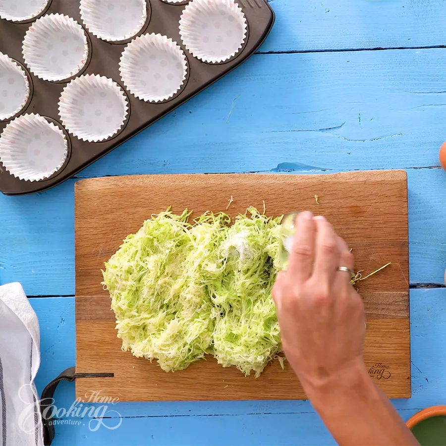 Banana Zucchini Chocolate Chip Muffins - step2