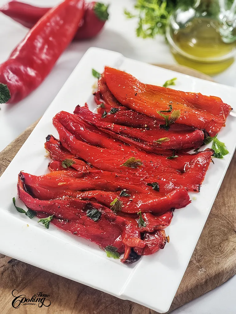 Homemade Roasted Red Peppers Home Cooking Adventure Homemade Roasted Red Peppers Home Cooking Adventure