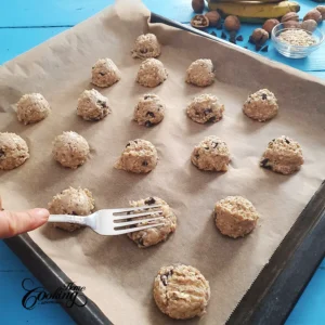 Healthy Banana Oatmeal Cookies - steps9