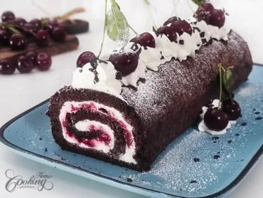 Black Forest Cake Roll