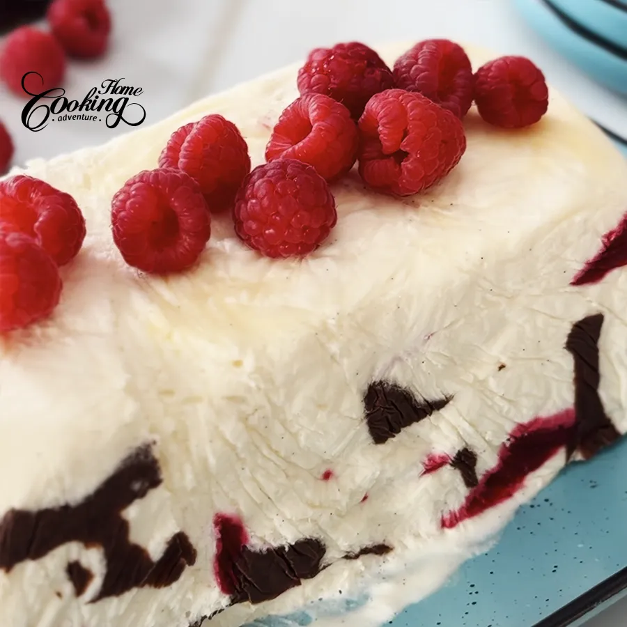 Raspberry Chocolate Semifreddo - step19