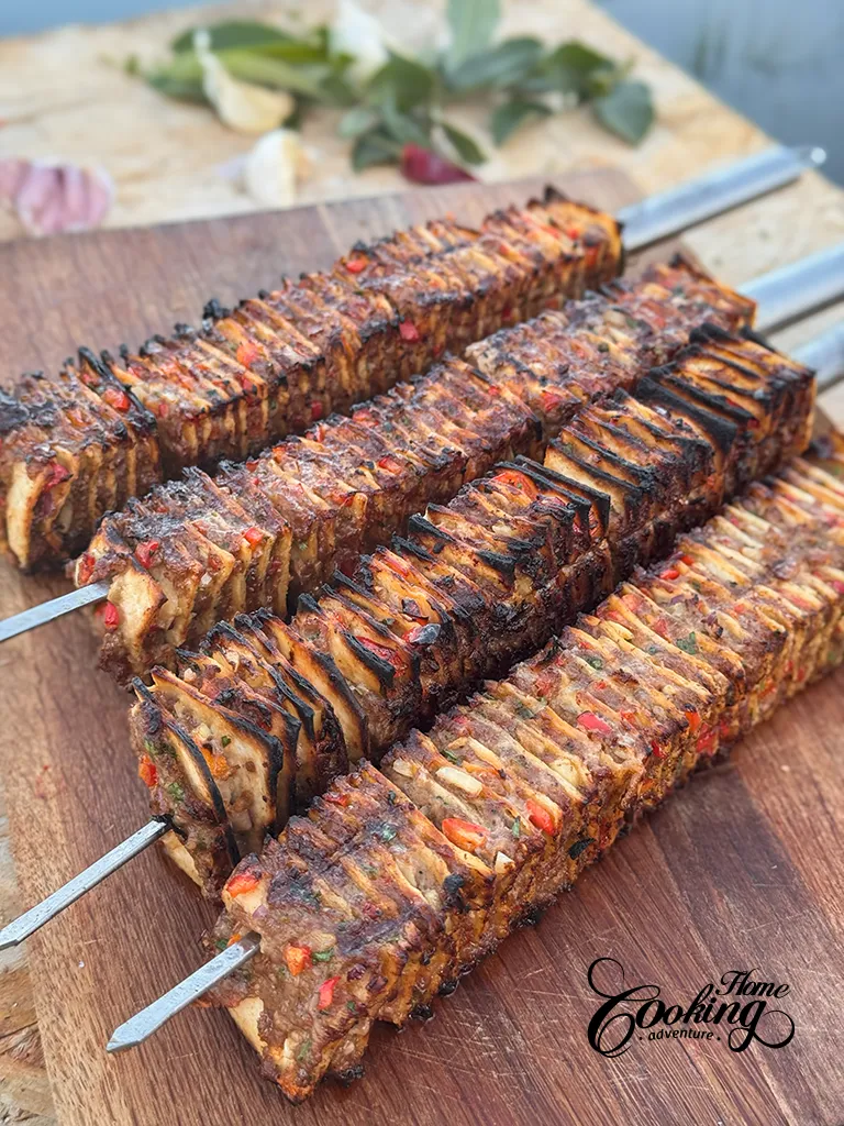 Brochetas de Kebab de Tortilla - BBQ