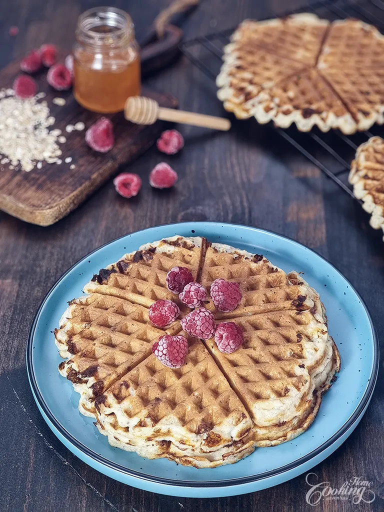 High-Protein Cottage Cheese and Greek Yogurt Waffles
