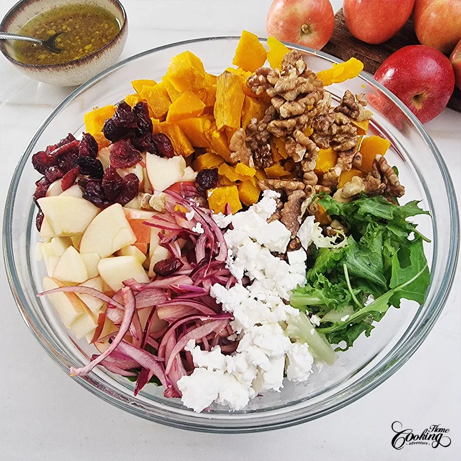 Apple Pumpkin Fall Salad - step5
