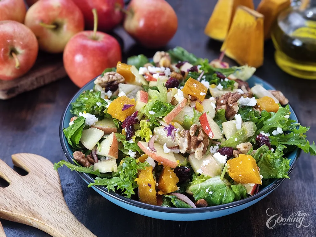 Apple Pumpkin Fall Salad