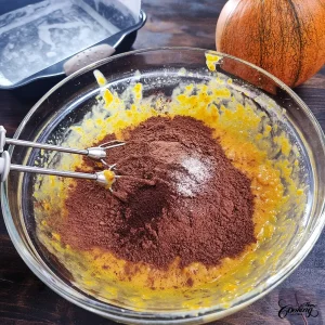 healthy pumpkin brownies - step5