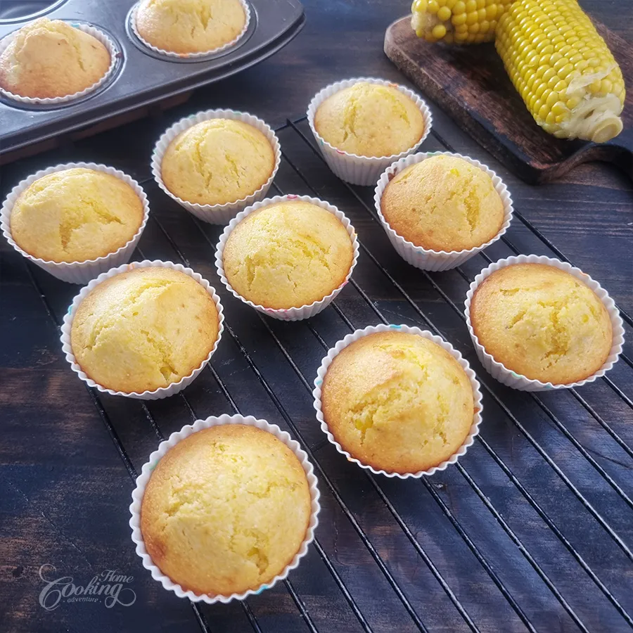 Cornbread Muffins - step9
