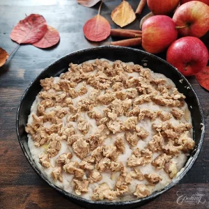 Easy Apple Crumb Cake - No Eggs No Refined-sugar - step19