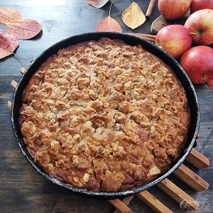 Easy Apple Crumb Cake - No Eggs No Refined-sugar - step20