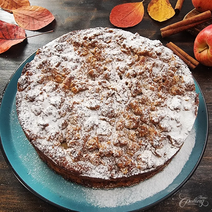 Easy Apple Crumb Cake - No Eggs No Refined-sugar - step21
