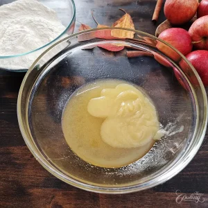 Easy Apple Crumb Cake - No Eggs No Refined-sugar - step3