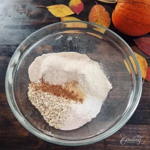 Pumpkin Oatmeal Cottage Cheese Biscuits - step1