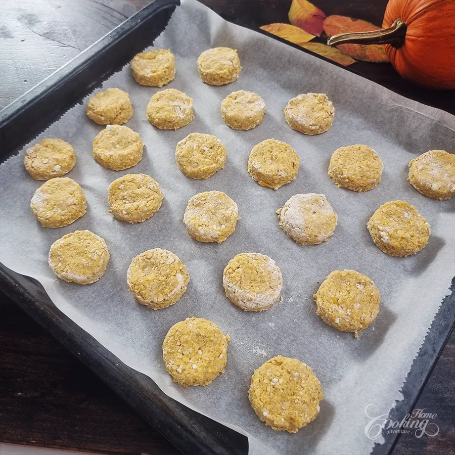 Pumpkin Oatmeal Cottage Cheese Biscuits - step9