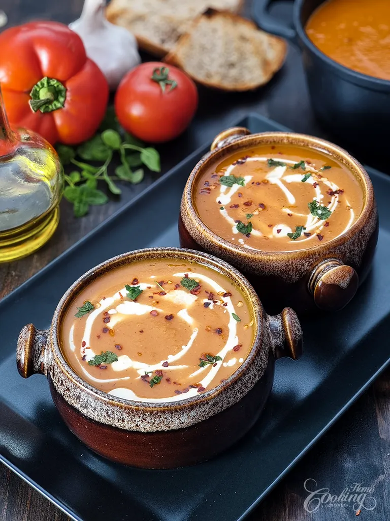 Roasted Butternut Squash Cream Soup 