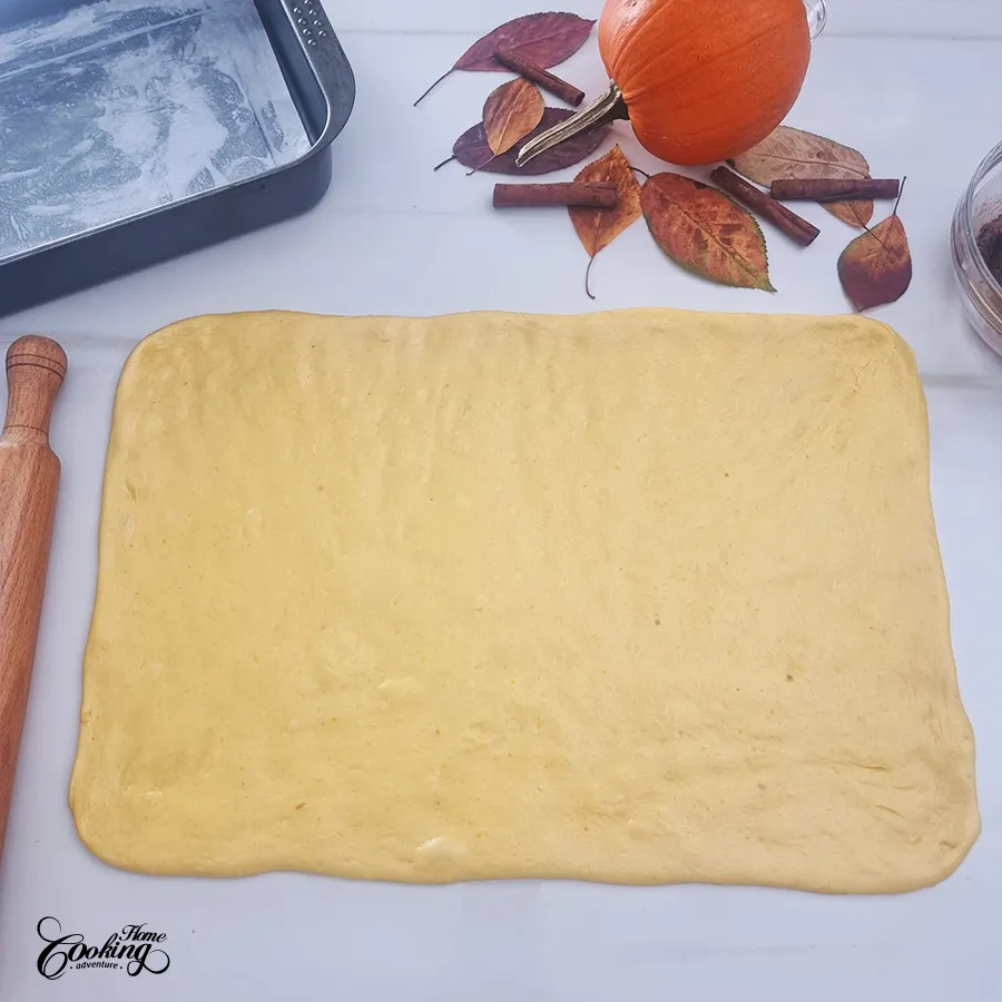 pumpkin cinnamon rolls - step12