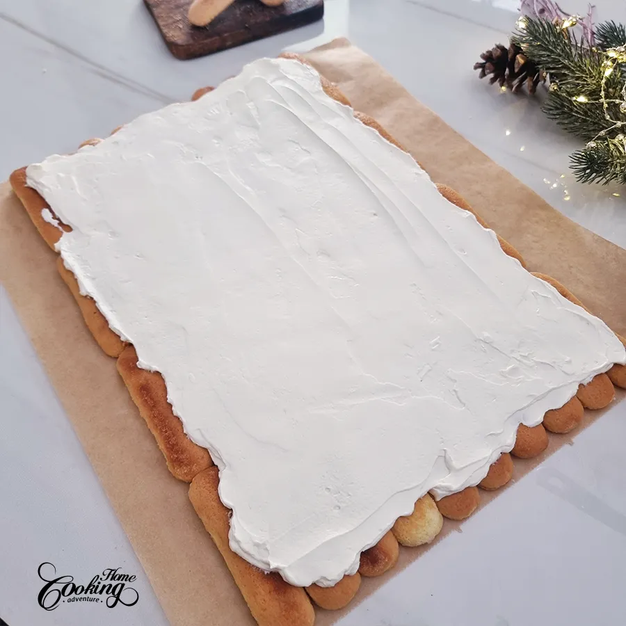 No-Bake Ladyfinger Cranberry Cake Roll - step18