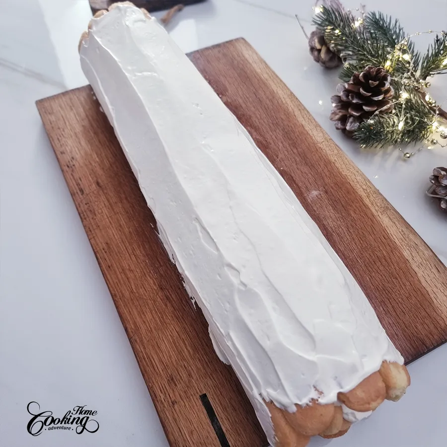 No-Bake Ladyfinger Cranberry Cake Roll - step29