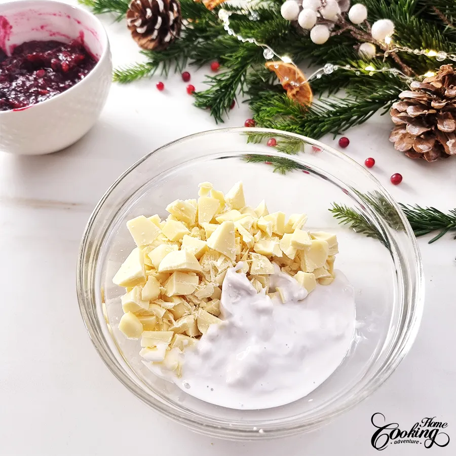 White Chocolate Cranberry Cheesecake - step11