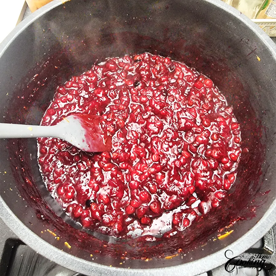 White Chocolate Cranberry Cheesecake - step5