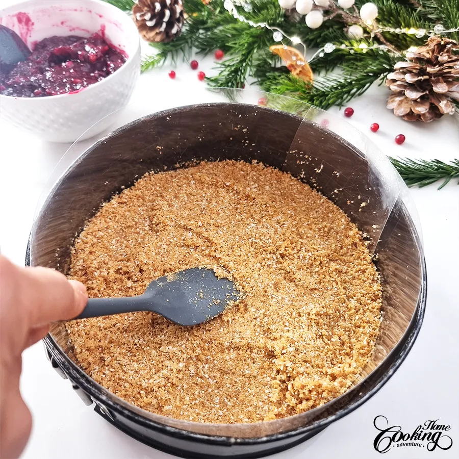 White Chocolate Cranberry Cheesecake - step9