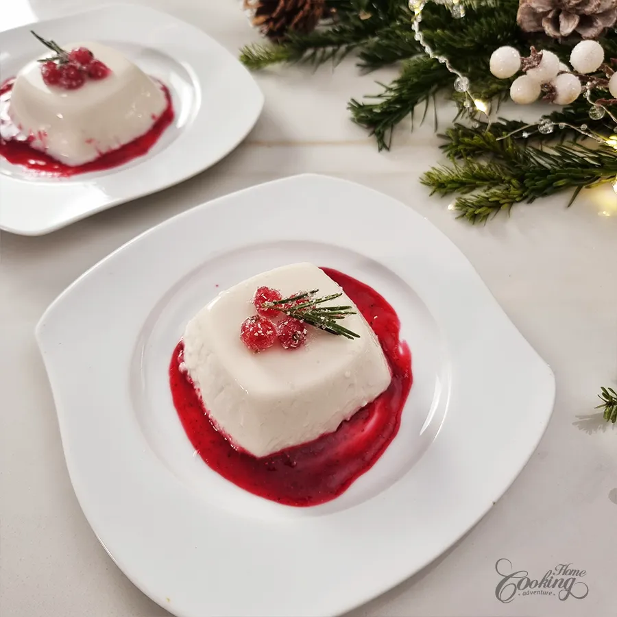 coconut cranberry panna cotta - step16