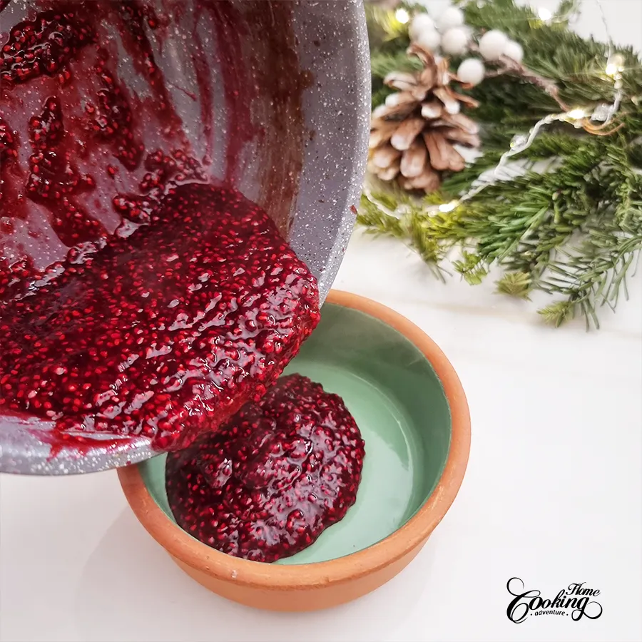 raspberry coconut thumbprint cookies - step3