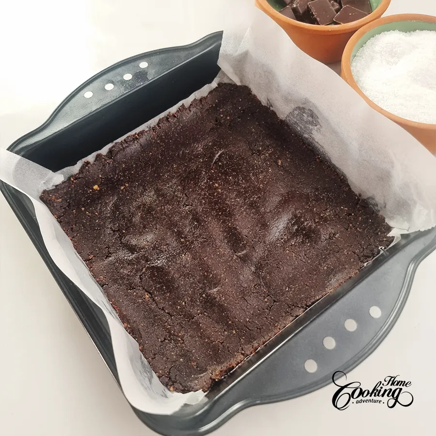 No-Bake Chocolate Biscuit Coconut Bars - step11