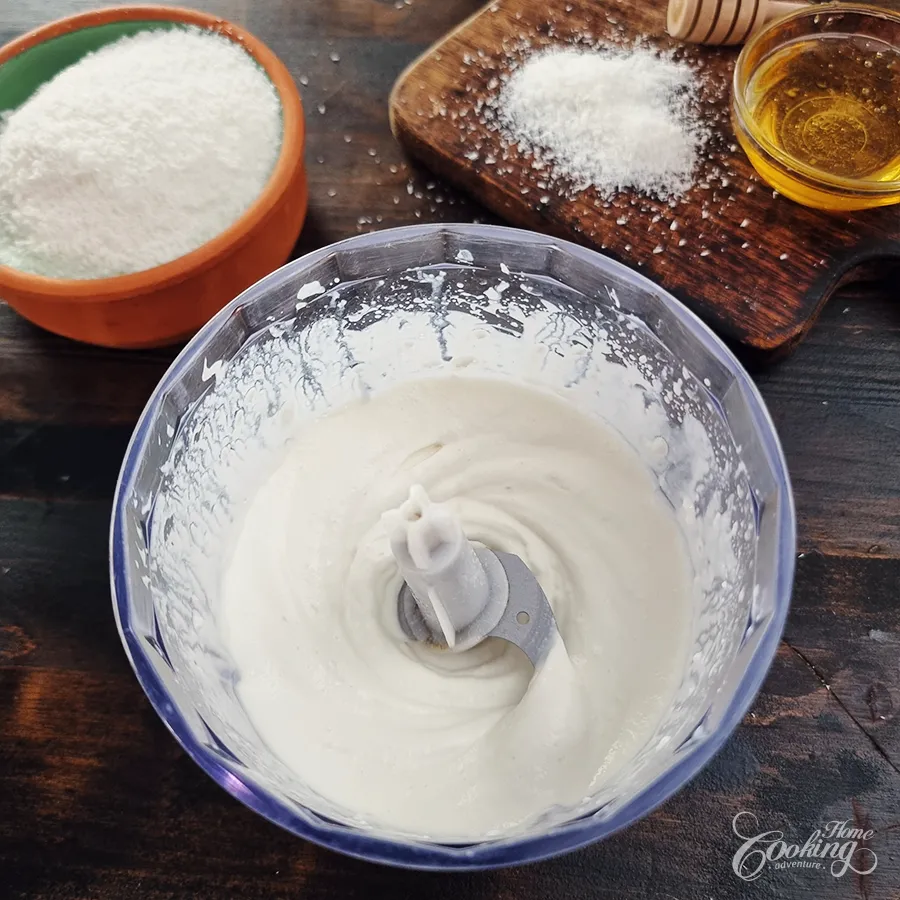 cottage cheese coconut truffles - step2