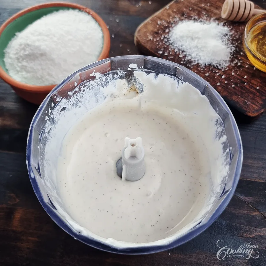 cottage cheese coconut truffles - step4