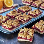 cranberry crumble bars